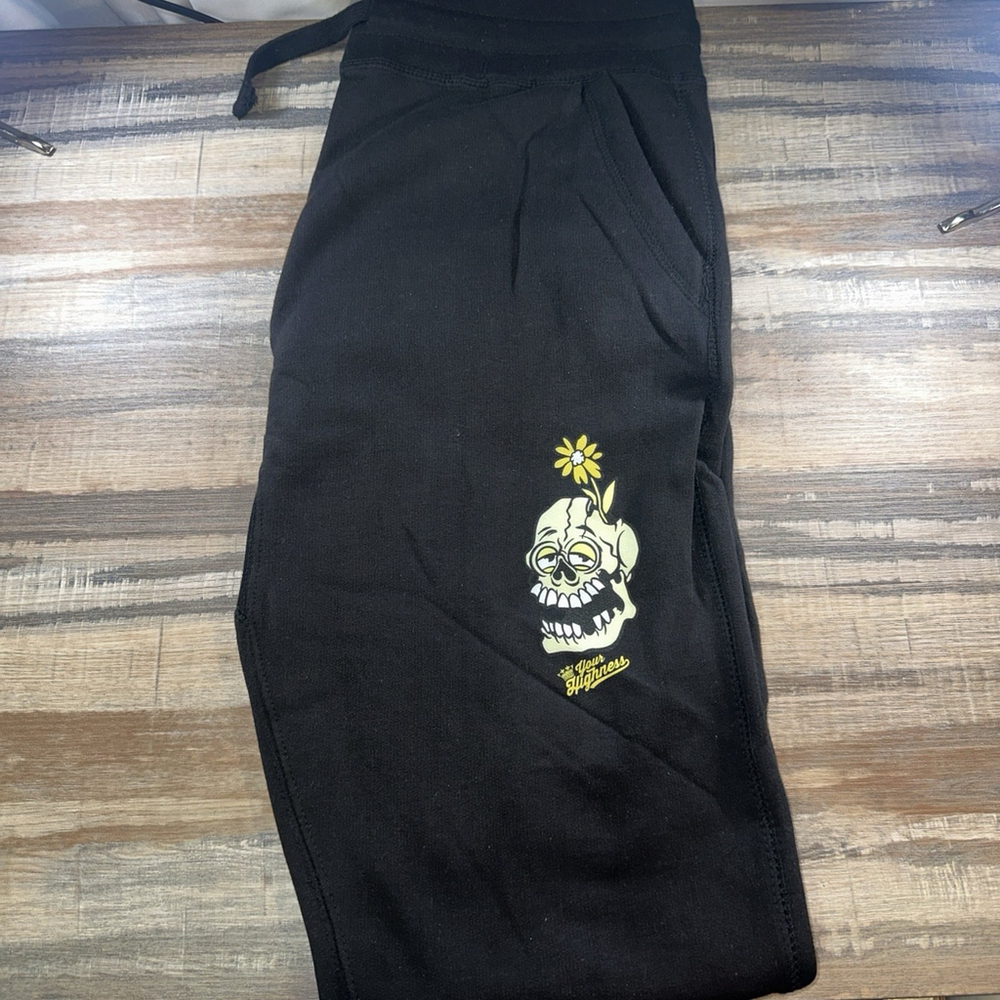 Your Highness Black Unisex Sweatpants Size XXL New 80% Cotton 20% Polyester NWT